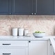 preview thumbnail 5 of 4, InHome Blush Marble Swirl Peel & Stick Wallpaper