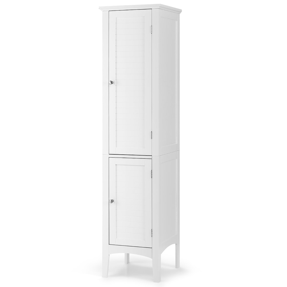 Summit tall cabinet tower in white shop