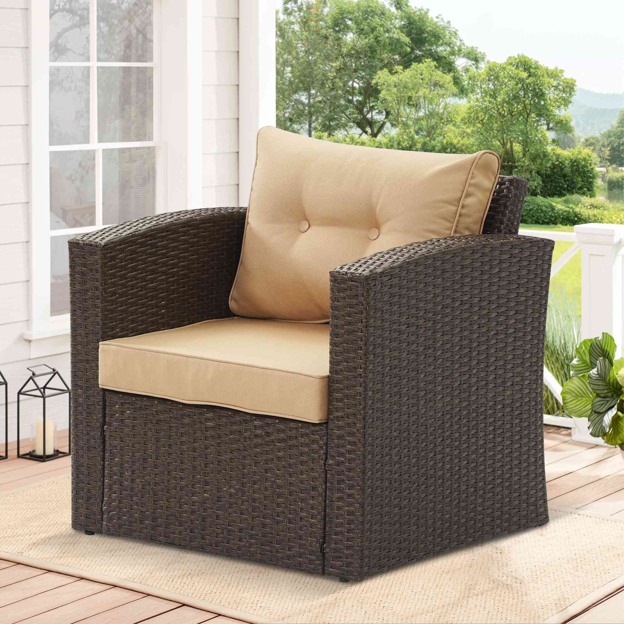 Rattan store wicker armchair