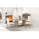 preview thumbnail 2 of 30, Modern Dining Table Set 4 Upholstered Chairs