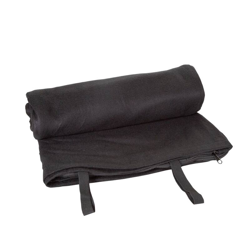 Stansport Fleece Sleeping Bag - Black