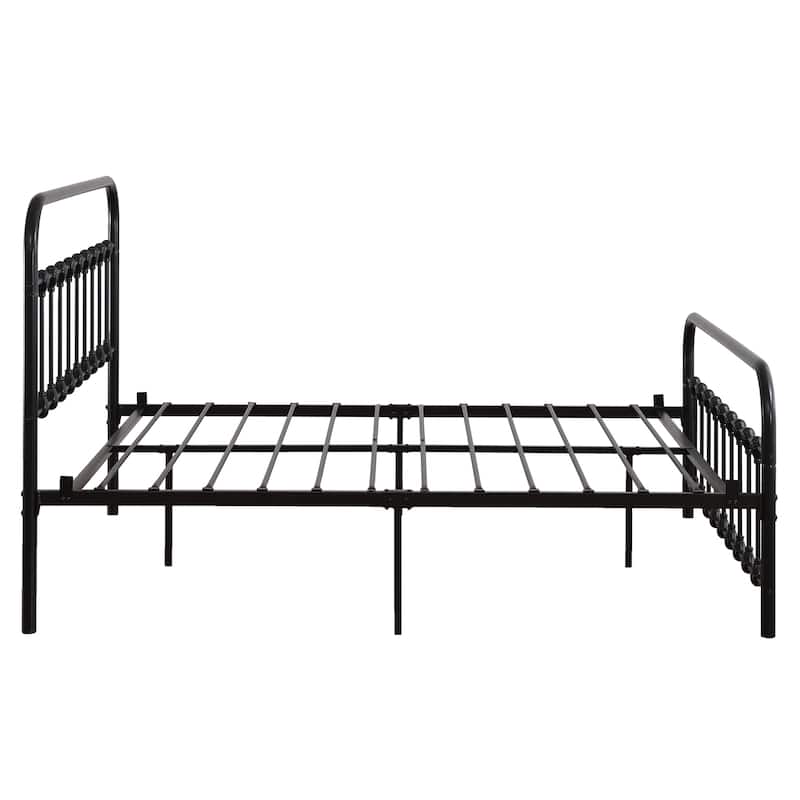 Modern Single-Layer Curved Frame Bed