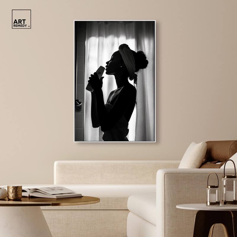 Bathroom Jam Session Canvas by Art Remedy