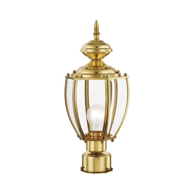 Livex Lighting Outdoor Basics Single Light 15-3/4" High Outdoor Post