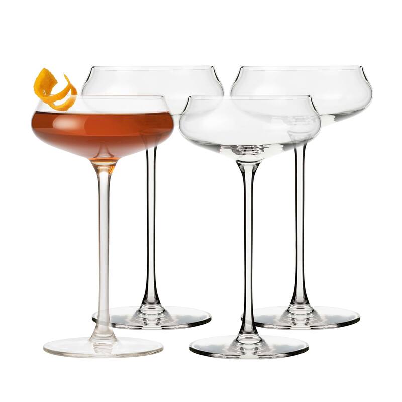 Libbey Signature Stratford Coupe Cocktail Glass, 6.75-ounce, Set of 4 - Set of 4
