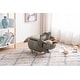 preview thumbnail 4 of 13, Animal Dinosaur Green Storage Upholstered Kids Ottoman