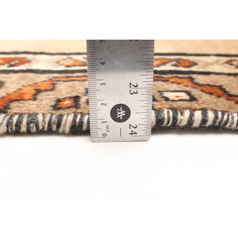 ECARPETGALLERY Hand-knotted Melis Vintage Beige Wool Rug - 2'11 x 5'11