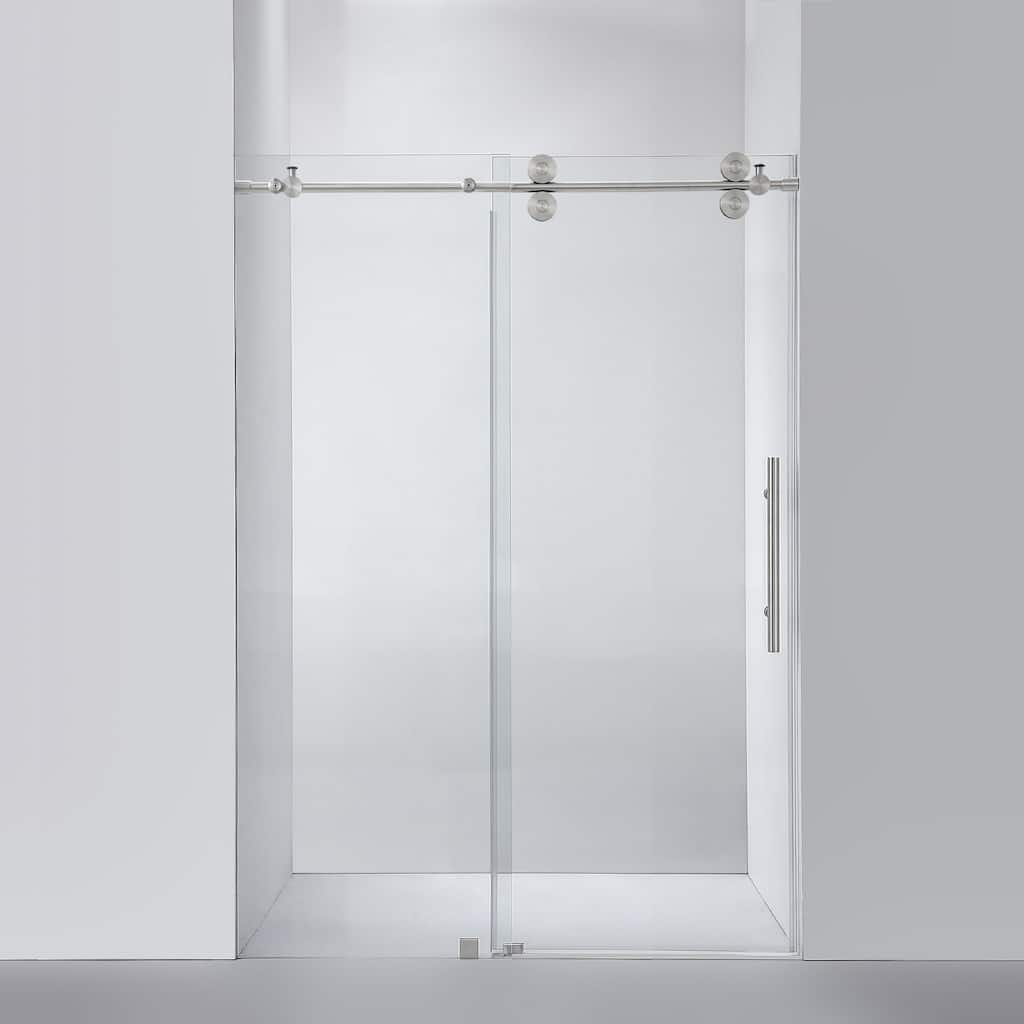 Miseno MSD-VILL-5278-SS Villena 78" High x 52" Wide Sliding Frameless