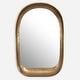 preview thumbnail 1 of 5, Uttermost Bradano Brass Arch Mirror - 23.75"W x 35.5"H x 4"D