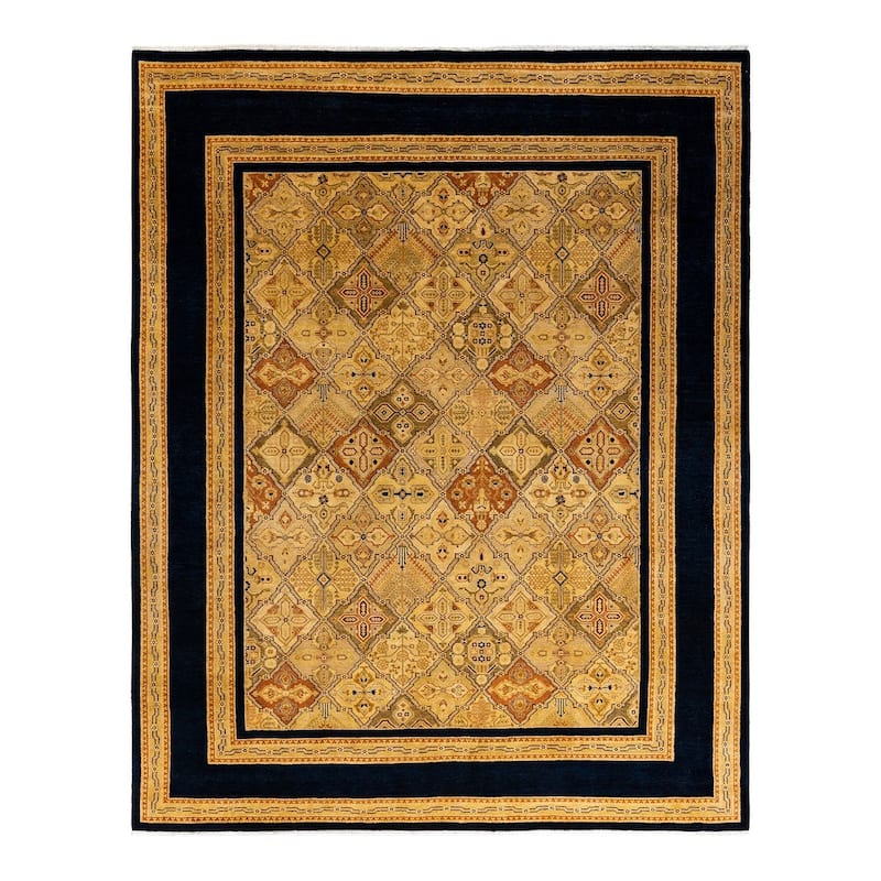 Overton Hand Knotted Wool Vintage Inspired Traditional Ottoman Multi Area Rug - 8' 2" x 10' 2"
