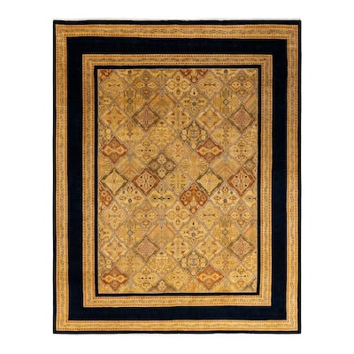 Overton Hand Knotted Wool Vintage Inspired Traditional Ottoman Multi Area Rug - 8' 2" x 10' 2"