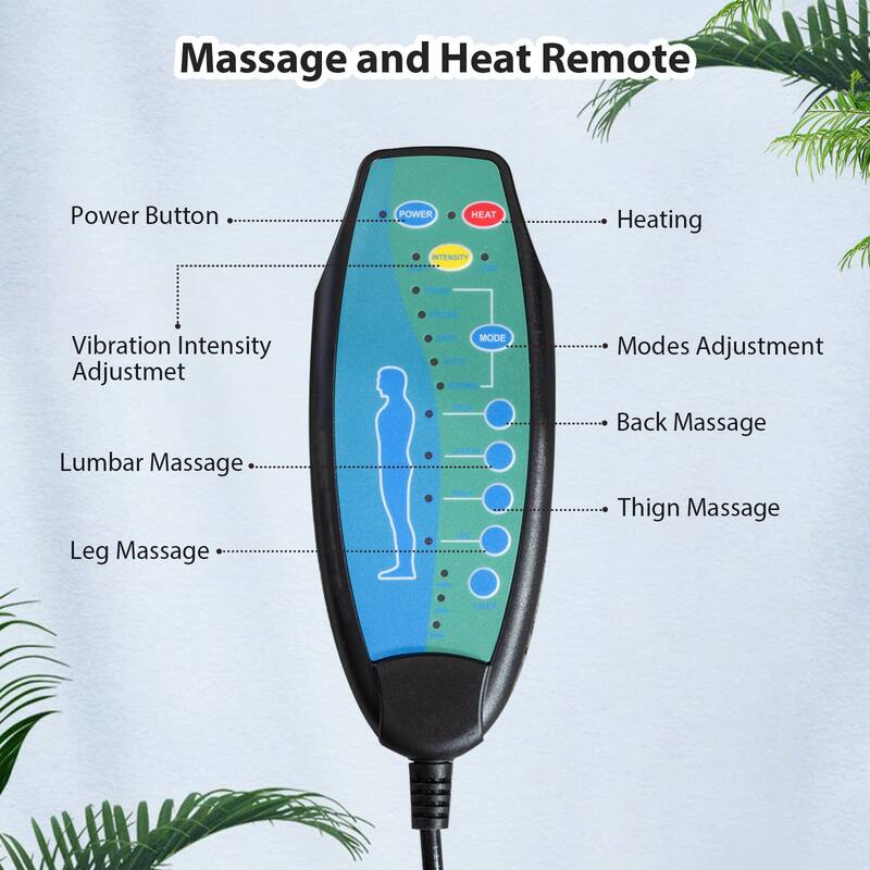 Massage and Manual Recliner Chair with Convenient pocket