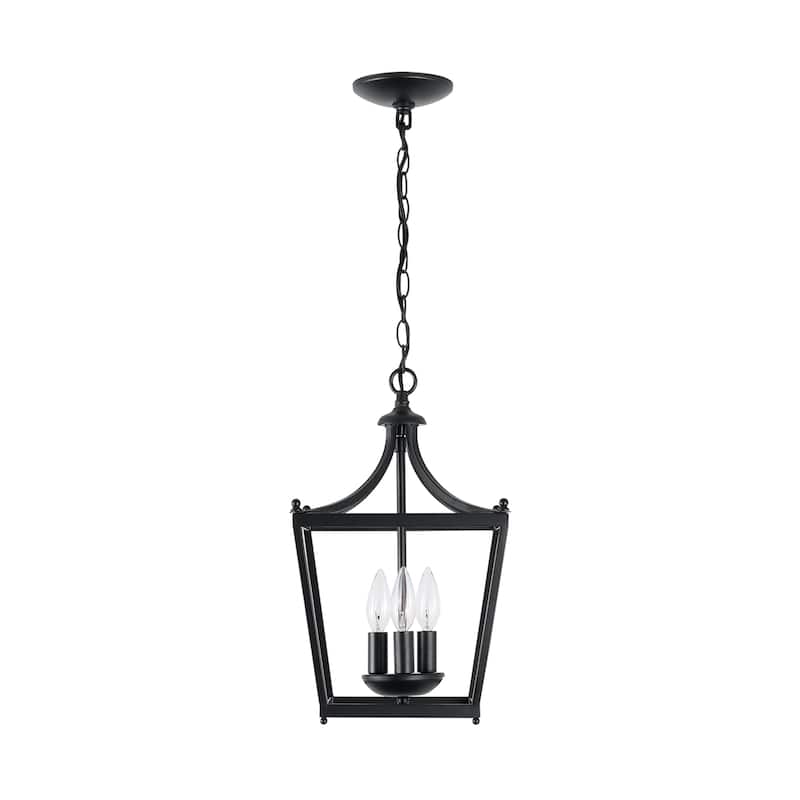 Stanton 3- light Foyer Pendant - Matte  Black