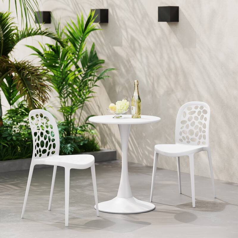 Frond and Form 2-Person Outdoor Round Dining Set