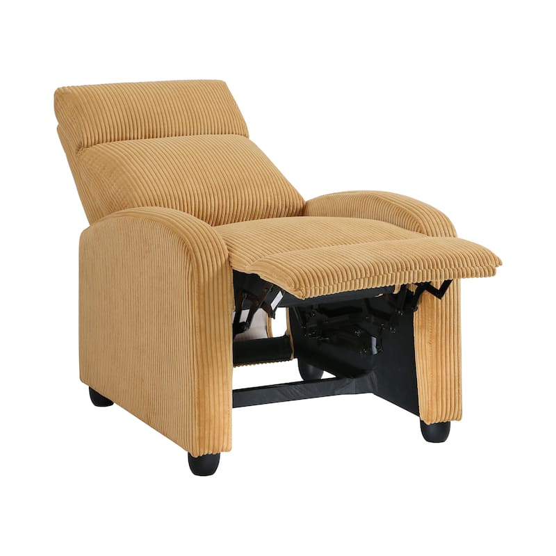Covelo Corduroy Push Back Reclining Chair