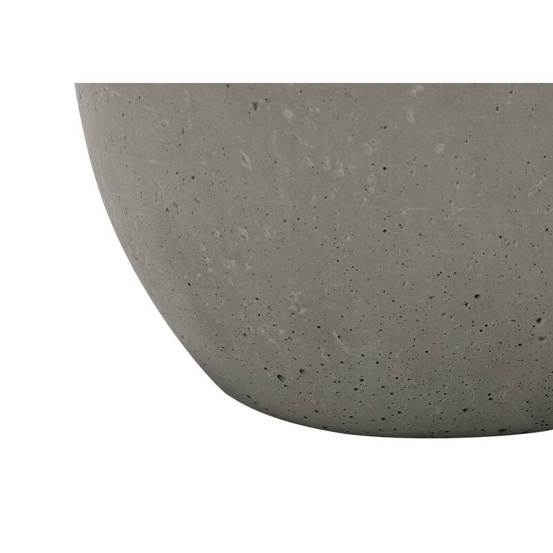 Lighting, 20"h, Table Lamp, Grey Concrete, Ivory / Cream Shade, Contemporary