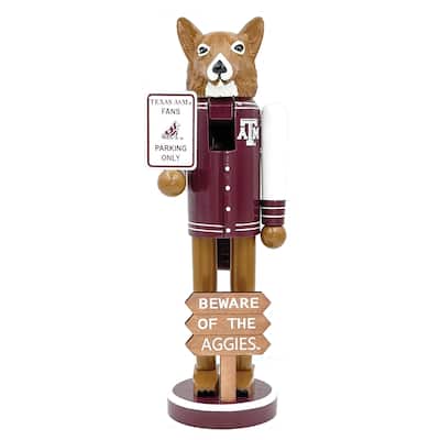 12" Texas A&M Beware of the Aggies Nutcracker