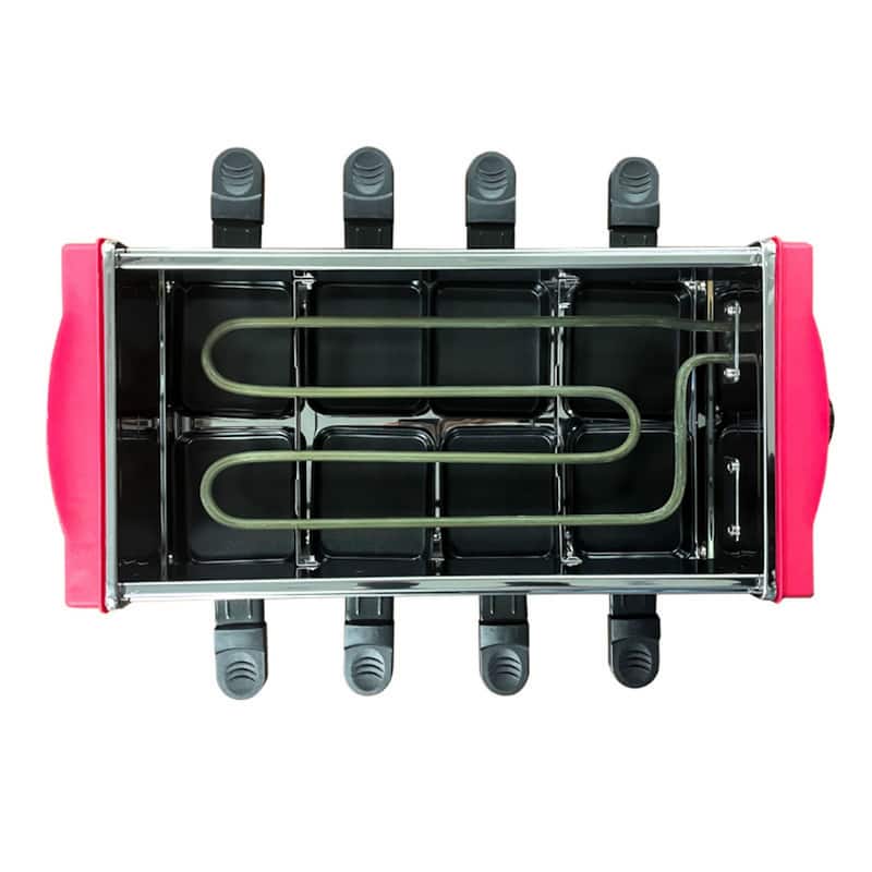 8-person Raclette Grill with 8 Mini Baking Trays Raclette