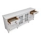 preview thumbnail 3 of 5, Magnussen E4400 Heron Cove 80" Entertainment Console White