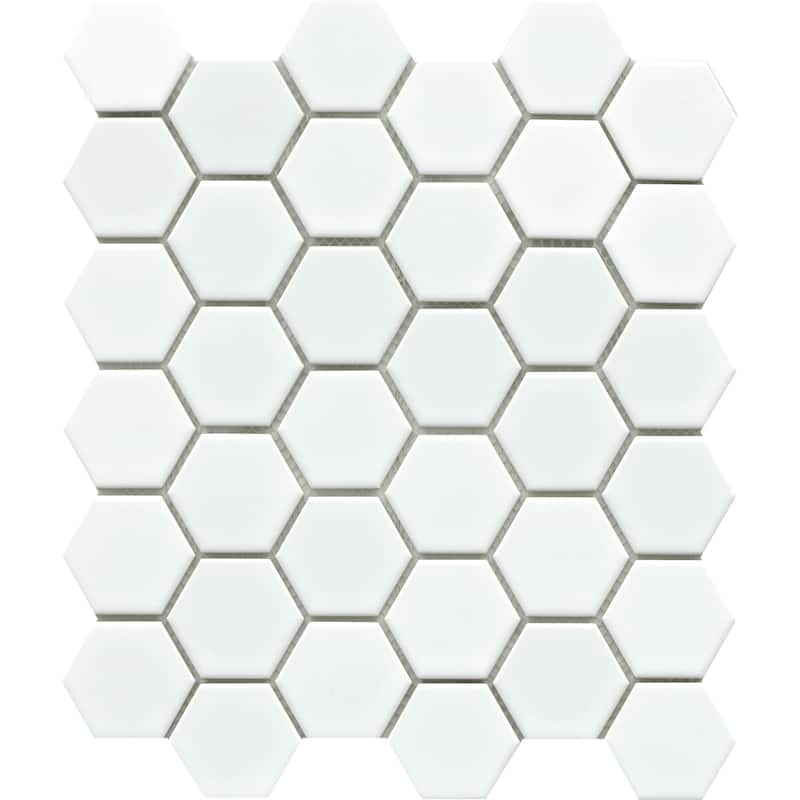 Emser Tile Influence - 11" x 13" Hexagon Geometric Mosaic Wall Tile -