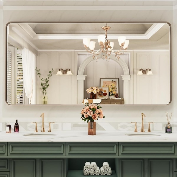 Metal Framed Bathroom Mirror for Wall - Bed Bath & Beyond