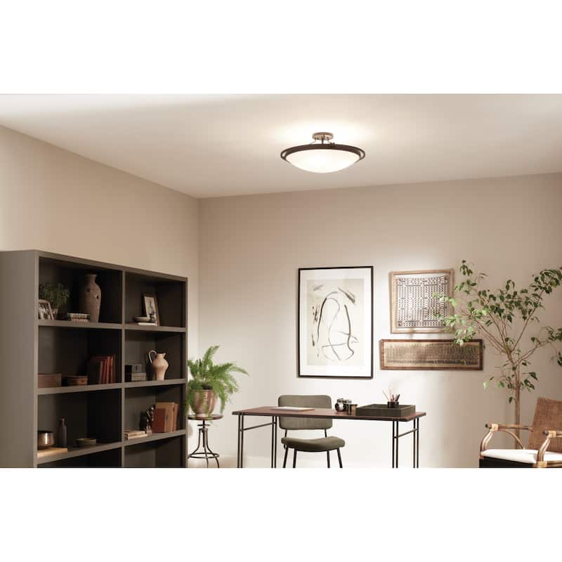 Kichler 4 Light Semi-Flush Indoor Ceiling Fixture