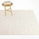 preview thumbnail 1 of 3, Sabatier Organic Modern Area Rug 5'3" x 7' - Cream