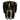 Harp & Finial Pembroke Chandelier - Black Wood Beads