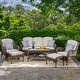 preview thumbnail 3 of 1, Rio Vista Sandstone Outdoor Wicker Patio Sofa Set (6-Piece)