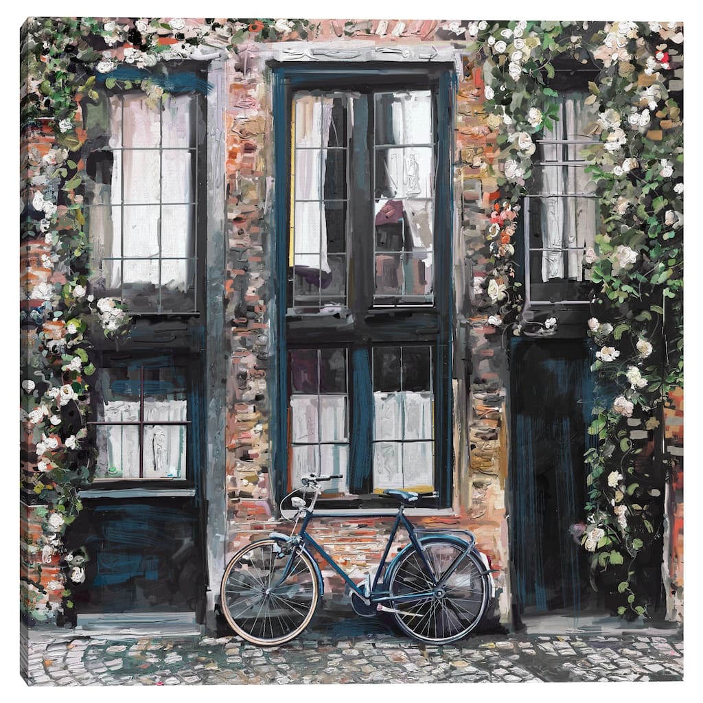Bicicletta by Studio Arts Canvas Art Print