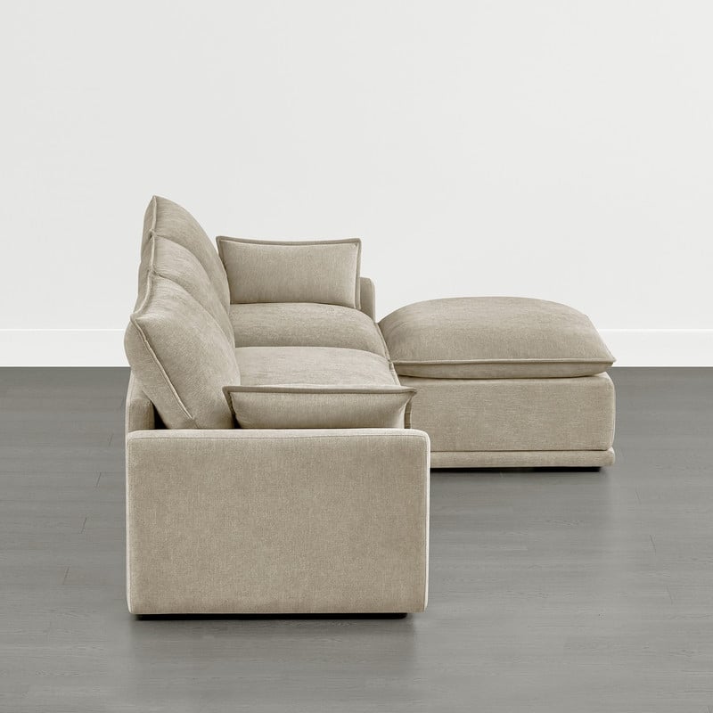 Spruce & Spring Modular Couch Oversized Sectional Sofa for Living Room