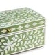 preview thumbnail 6 of 5, GAURI KOHLI Jodhpur Mother of Pearl Decorative Box - Olive, 16"