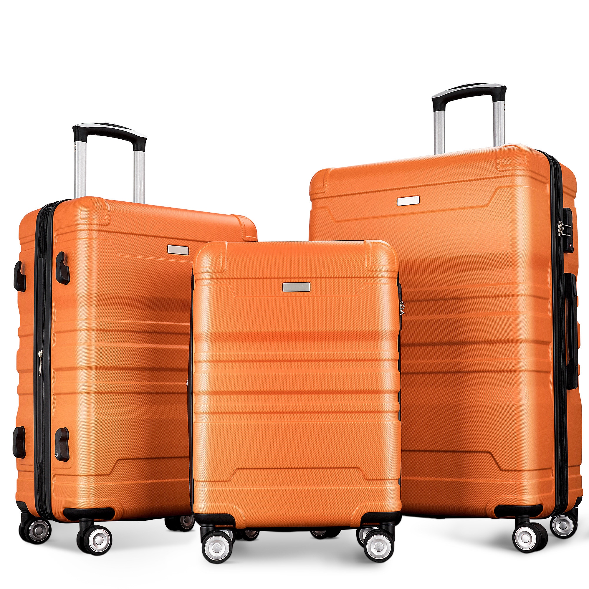 3 Piece Luggage set Durable Suitcase sets Spinner Wheels Suitcase with TSA Lock and Side Hooks 20 24 28 Bed Bath Beyond 38401801