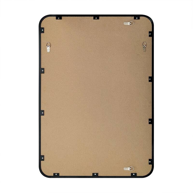 Rounded Rectangle Bathroom Vanity Mirror, Vertically/Horizontal Hanging