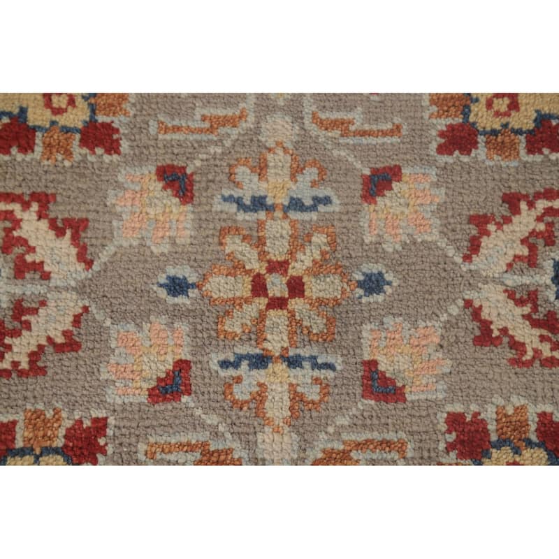 Floral Heriz Serapi Oriental Octagon Area Rug Wool Carpet - 6'0"x 5'11"