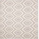preview thumbnail 94 of 96, SAFAVIEH Handmade Flatweave Dhurries Trudi Modern Moroccan Wool Rug 6' x 6' Square - Grey/Ivory