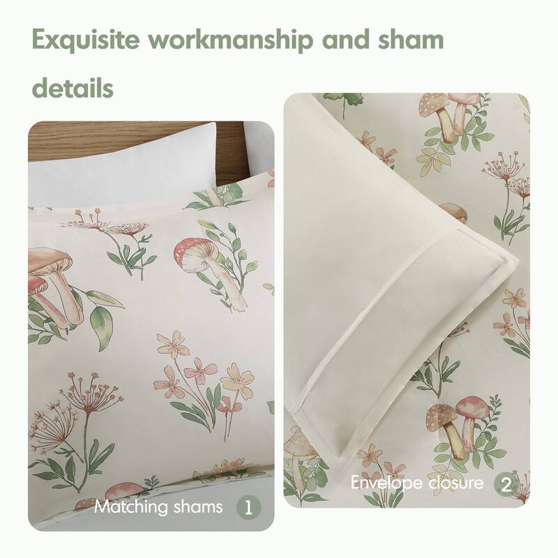 Intelligent Design Brynn Mushroom Garden Comforter Set