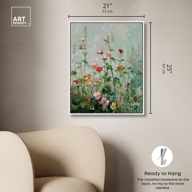String of Colors I Canvas by Art Remedy