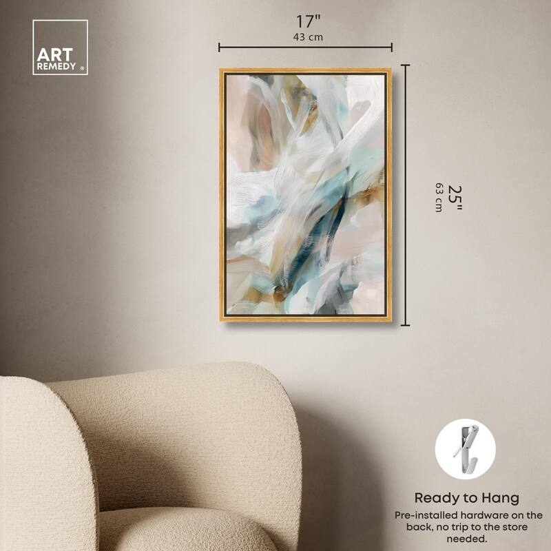 Whispering Colors I Canvas by Art Remedy