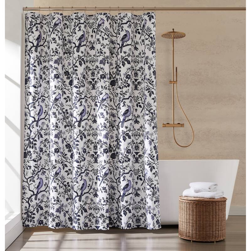 Brooklyn Loom Ava Floral Shower Curtain - 72x72
