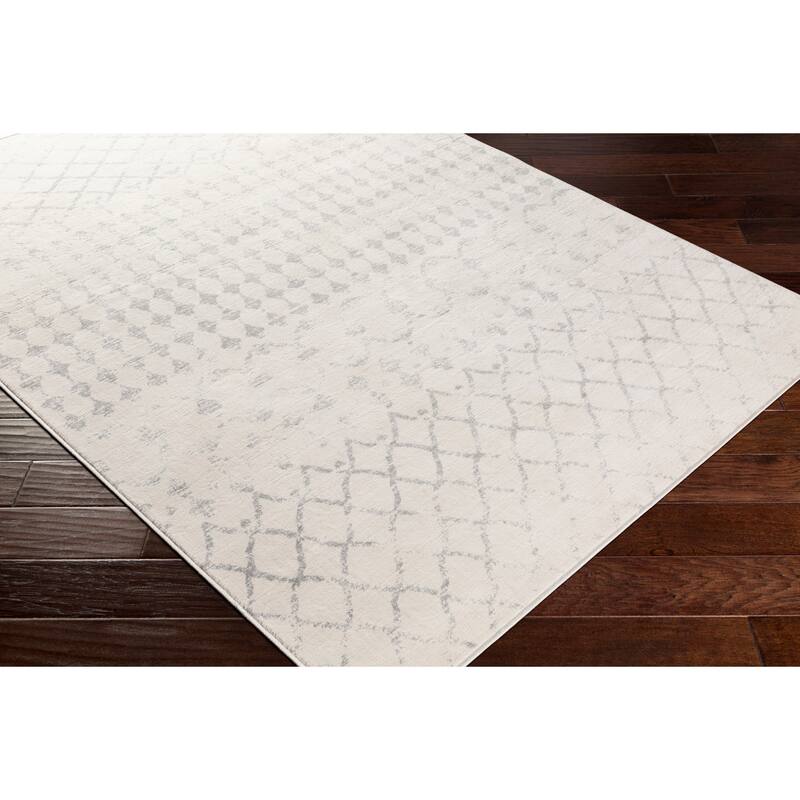 Livabliss Igor Distressed Moroccan Trellis Area Rug