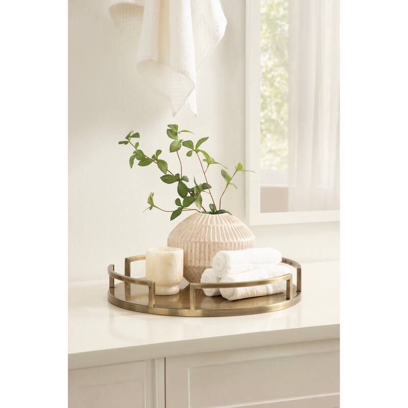 Kate and Laurel Gohana Decorative Metal Tray