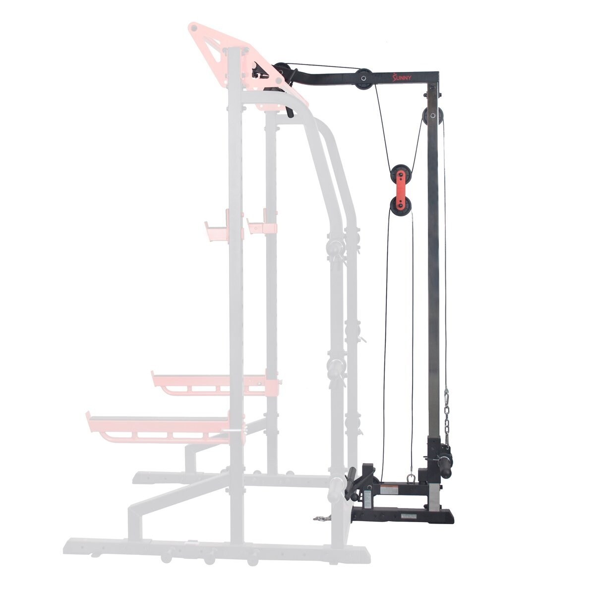 gold's gym squat rack with lat pulldown