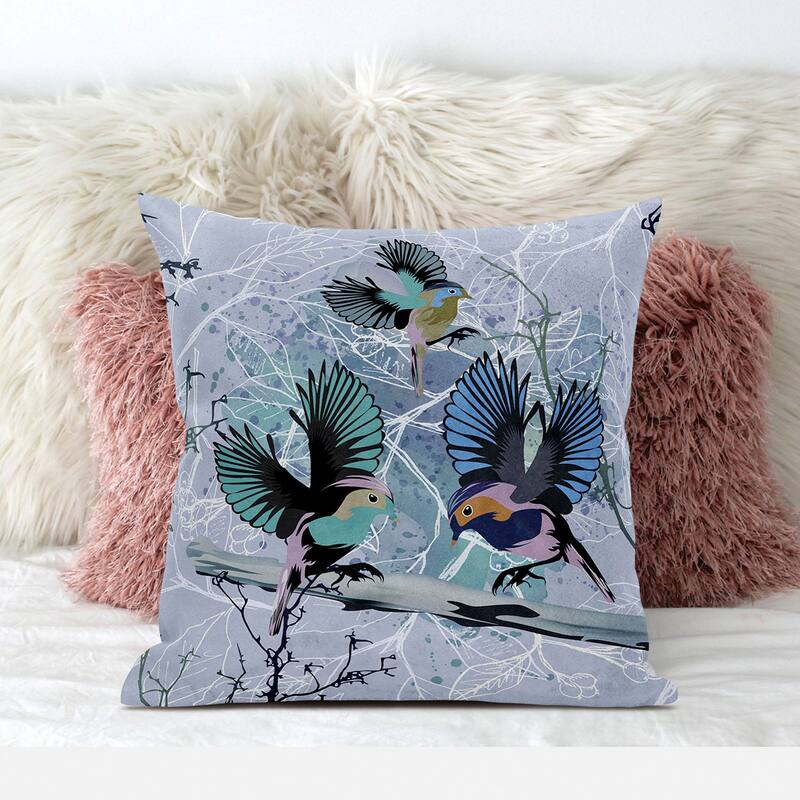 Amrita Sen Flying Birds Indoor Outdoor Pillow