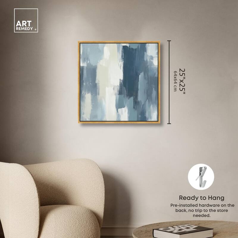 Blue Union Canvas by Art Remedy