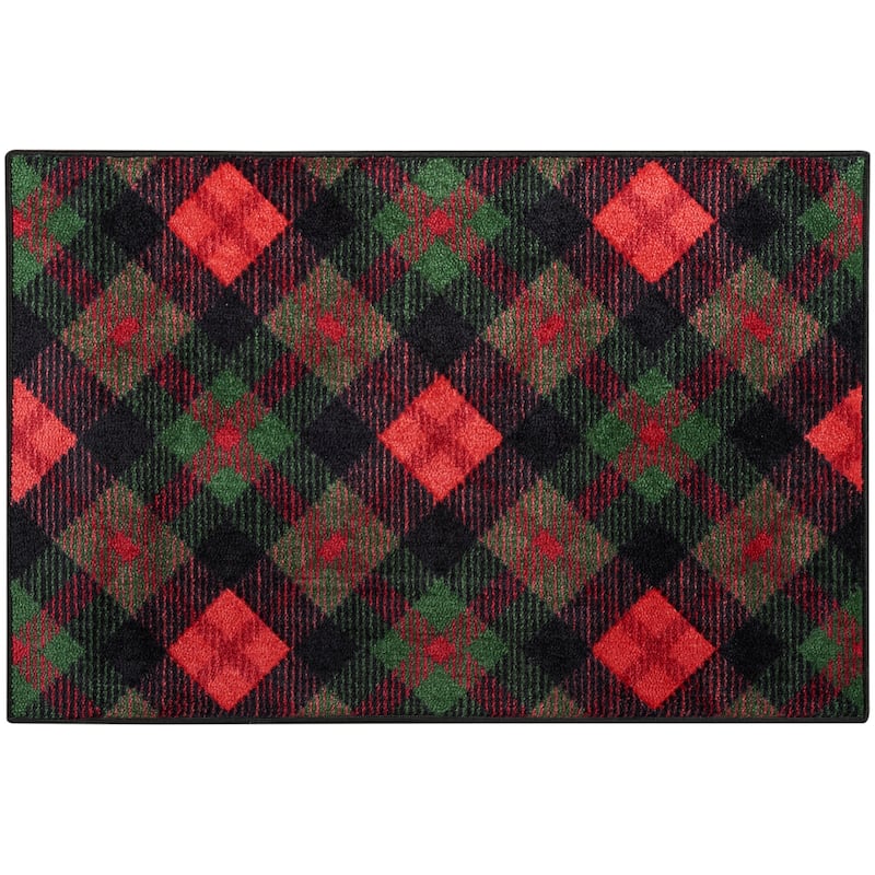 Nourison Accent Decor/Christmas Indoor Geometric Area Rug