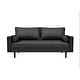 preview thumbnail 13 of 17, US Pride Lopez Faux Leather Mid-century Modern Sofa