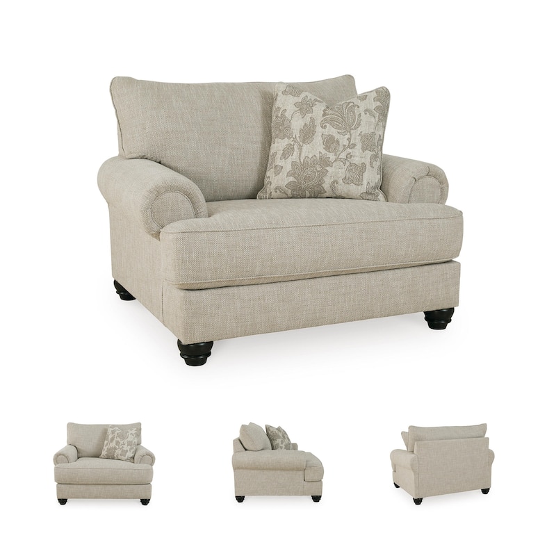 Signature Design by Ashley Asanti Beige Oversized Chair - 51"W x 44"D x 40"H