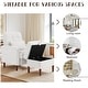 preview thumbnail 28 of 59, Adjustable Backrest Lounge Accent Chair Set with Storage Ottoman