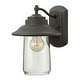 preview thumbnail 1 of 2, Hinkley Lighting 11" Height 1 Light Lantern Outdoor Wall Sconce from Oil Rubbed Bronze
